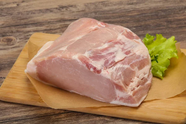 Мясо Сырой Свинины Готово Приготовлению — стоковое фото
