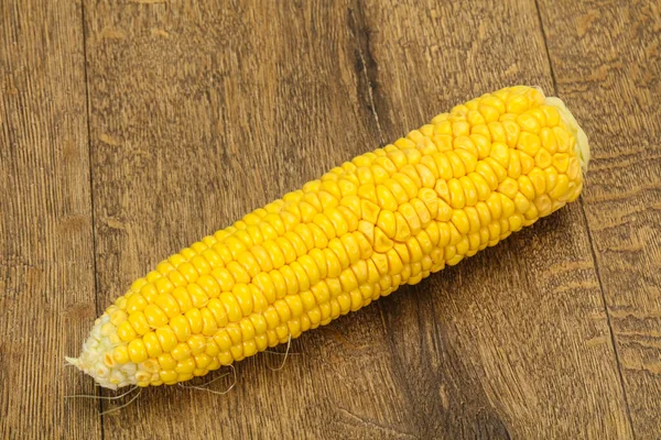 Мягкая Желтая Натуральная Кукуруза Приготовления Пищи — стоковое фото