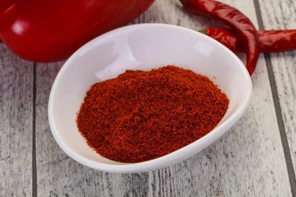 Édes Paprika Por Tálban — Stock Fotó