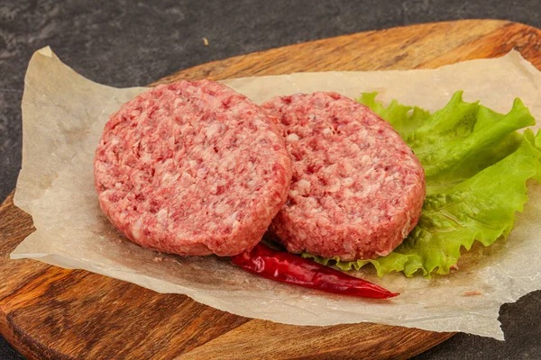 Hovězí Řízek Burger — Stock fotografie