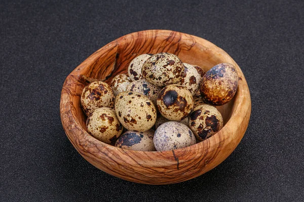 Few Quail Eggs Dietary Health Food — Stock Photo, Image