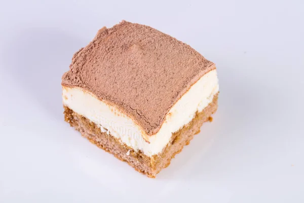 Gâteau Sucré Frais Crème — Photo