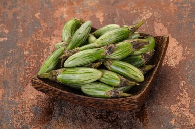 Kasede yeşil Asyalı patlıcan