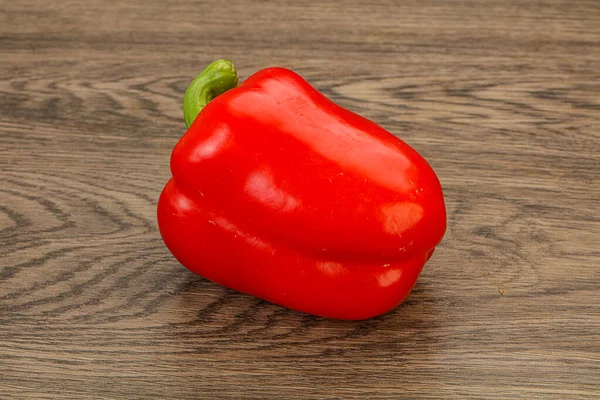 Red Bell Pepper Zralá Šťavnatá Čerstvá — Stock fotografie