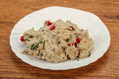 Vagan diyeti - granet tohumlu patlıcan mutabal