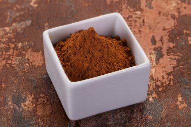 Kakao tozu, pişirmeye hazır.