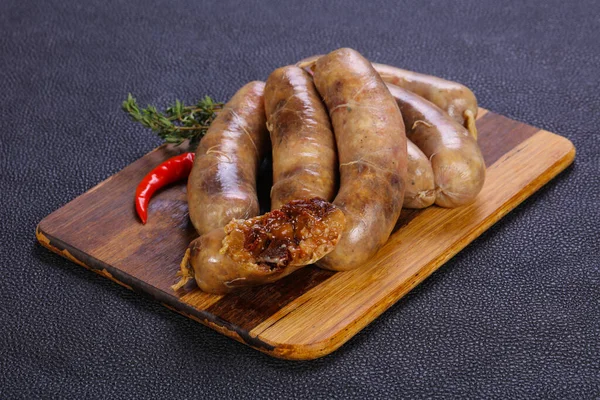 Raw Chicken Sausages Ready Grill — Stock Photo, Image