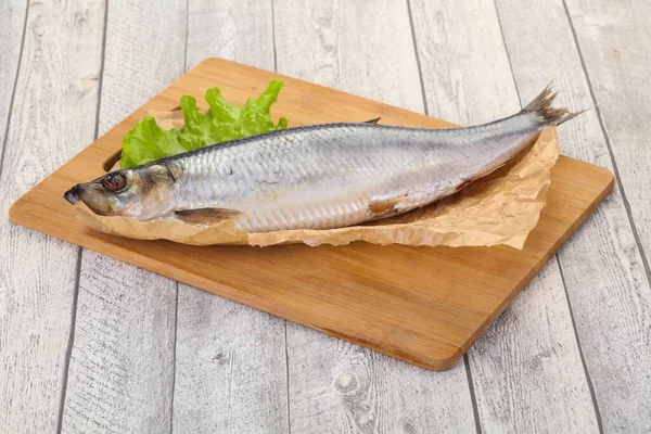 Salted Herring Fish Ready Eat — Stock Photo, Image