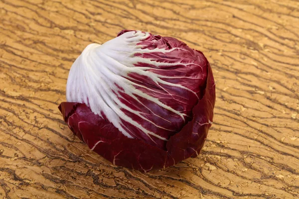 Färsk Radicchio Sallad För Matlagning — Stockfoto