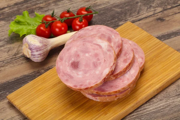 Naturschinken Aus Schweinefleisch — Stockfoto