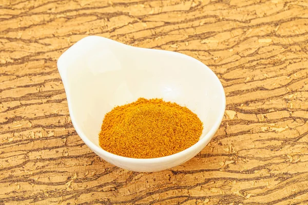 Especias Tradicionales Indias Curry Polvo Tazón — Foto de Stock