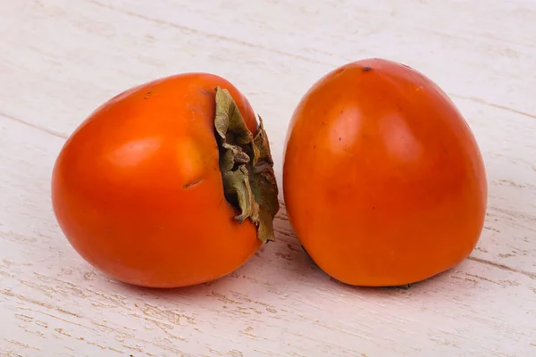 Doce Saboroso Rioe Caqui Fruta — Fotografia de Stock