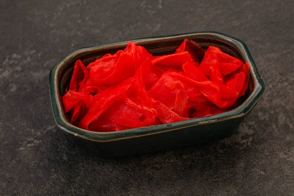 Asiatiskt Kök Marinerad Ingefära Rot Skålen — Stockfoto