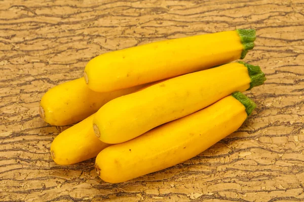 Ripe Tasty Yellow Young Zucchini Heap — Stock Photo, Image