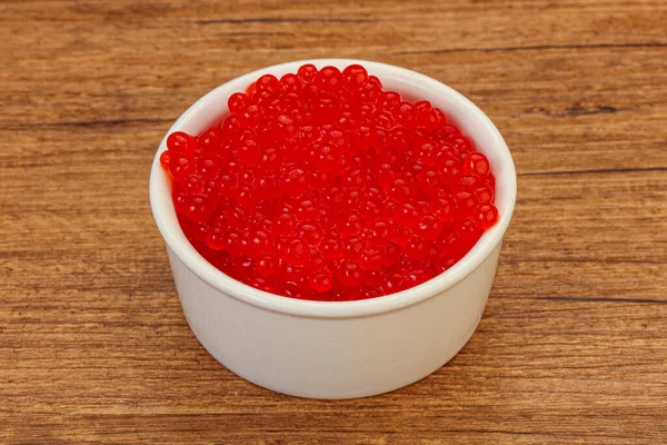 Caviar Salmón Rojo Lujo Bowl — Foto de Stock
