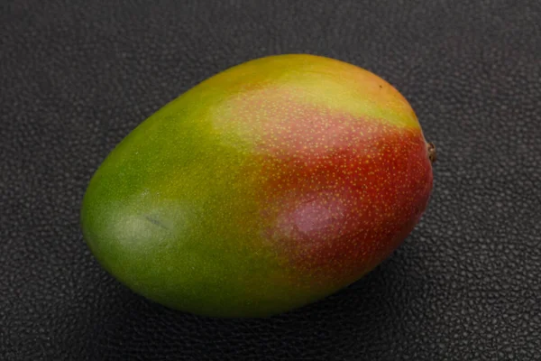 Zoete Smakelijke Mango Houten Achtergrond — Stockfoto