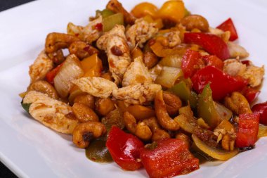 Asya mutfağı - Sebzeli kızarmış domuz eti