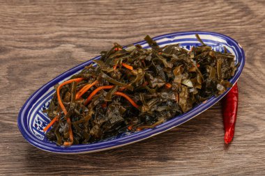 Havuçlu ve susamlı yosun kabağı.