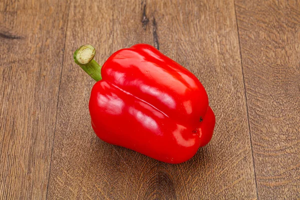 Red Bell Pepper Maduro Suculento Fresco — Fotografia de Stock