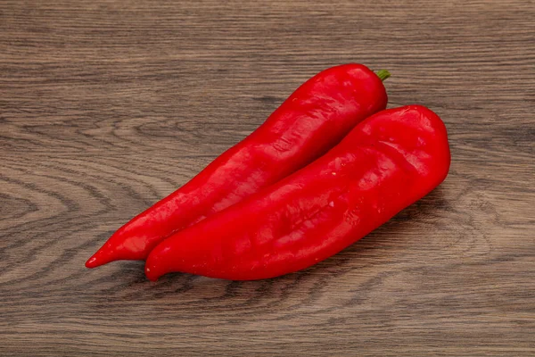 Ripe Juicy Red Ramiro Pepper Ready Cooking — Stock Photo, Image