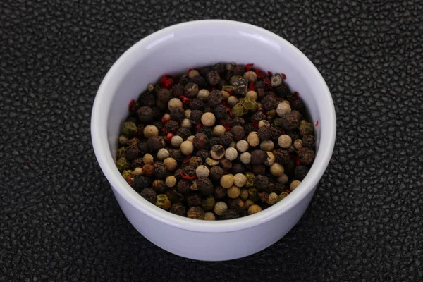 Pepper Corn Mix Black Red White Green — Stock Photo, Image