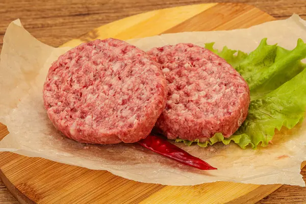 Hovězí Řízek Burger — Stock fotografie