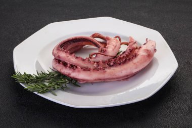 Biberiyeli lezzetli ahtapot dokunaçları