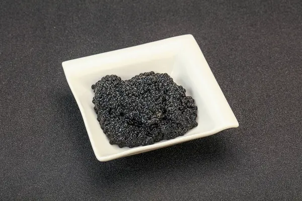 Lujo Lucha Contra Pescado Caviar Negro Tazón —  Fotos de Stock