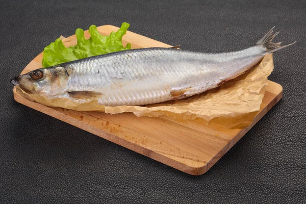 Salted Herring Fish Ready Eat — Stock Photo, Image