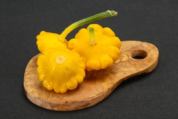 Frisch Gereifte Patissons Zum Kochen Bereit — Stockfoto