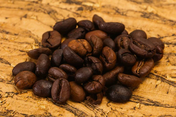 Grãos Café Torrados Prontos Para Cozinhar — Fotografia de Stock