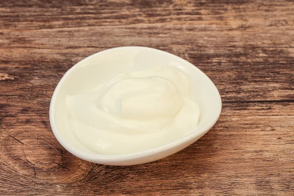 Dairy Sour Cream Bowl — Stock Photo, Image