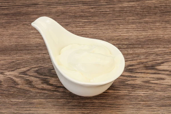 Dairy Sour Cream Bowl — Stock Photo, Image