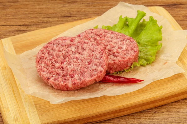 Hovězí Řízek Burger — Stock fotografie