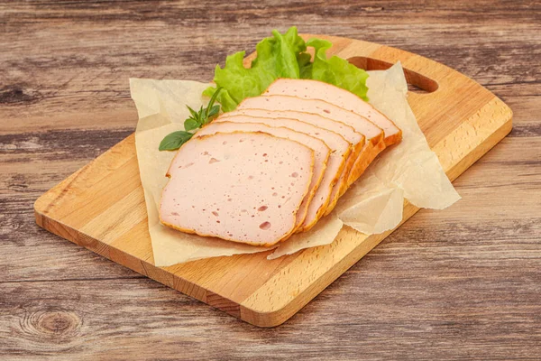 Schweinswurst Snack Über Bord — Stockfoto