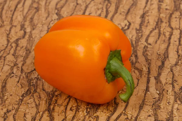 Verse Rijpe Oranje Paprika — Stockfoto