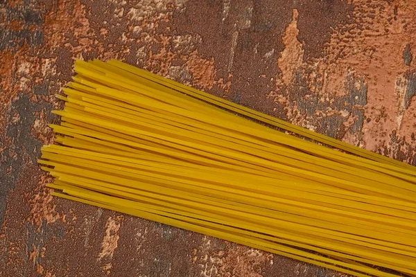 Spaghettis Crus Secs Prêts Pour Bowling — Photo