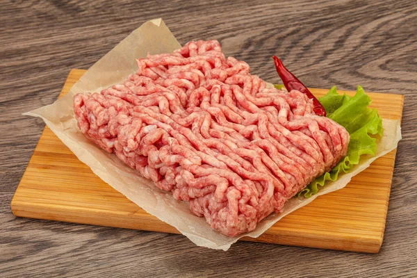 요리에 사용되는 말고기 돼지고기와 쇠고기 — 스톡 사진