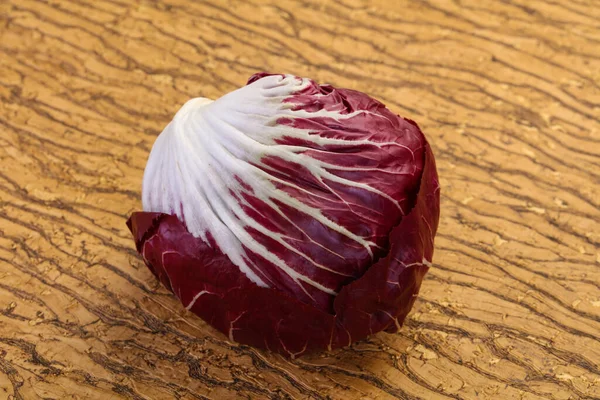 Färsk Radicchio Sallad För Matlagning — Stockfoto