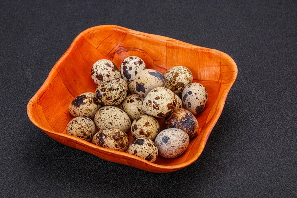 Sayıda Bıldırcın Yumurtası Sağlıklı Beslenme — Stok fotoğraf