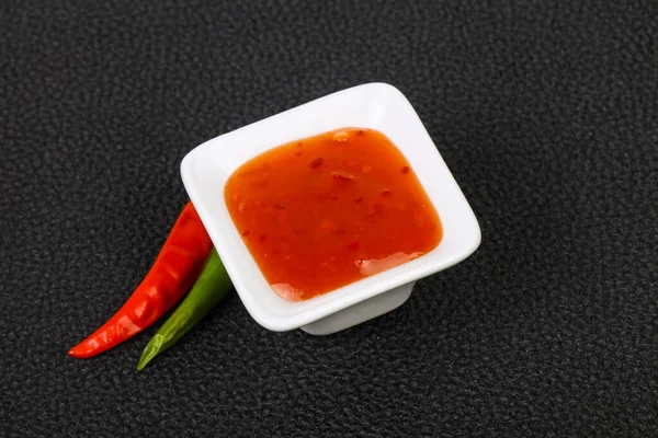 Sweet Spicy Chilli Sauce Bowl — Stock Photo, Image