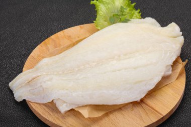 Ham pisi balığı fileto yemek pişirmek için hazır