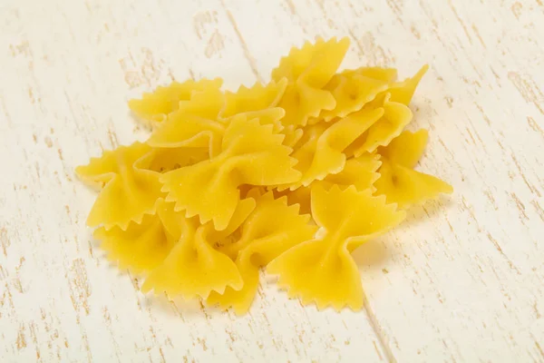 Pasta Farfalle Seca Cruda Lista Para Cocinar —  Fotos de Stock