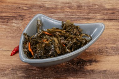 Havuçlu ve susamlı yosun kabağı.