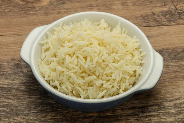 Pára Indické Basmati Rýže Misce — Stock fotografie
