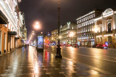 Nevsky Prospect. Saint Petersburg. Rusya. 2014
