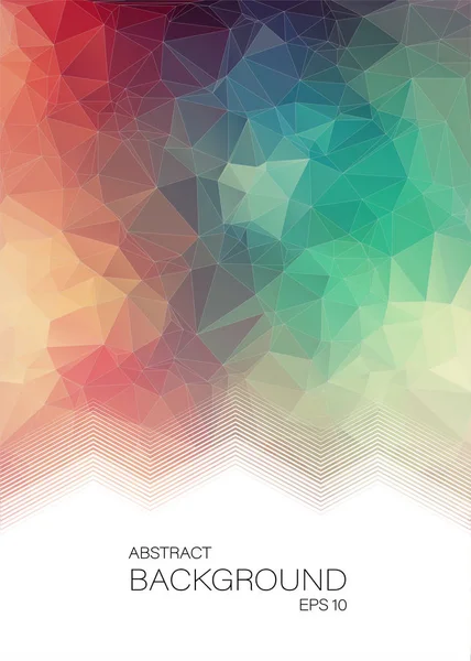 Вертикальный абстрактный 2D геометрический красочный фон — стоковый вектор