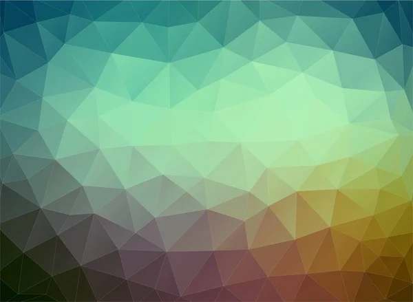 Flat multicolor geometric triangle wallpaper — Stock Vector