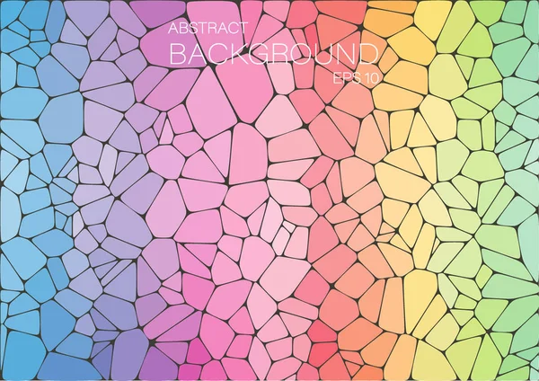 Astratto sfondo arcobaleno mosaico per il design — Vettoriale Stock
