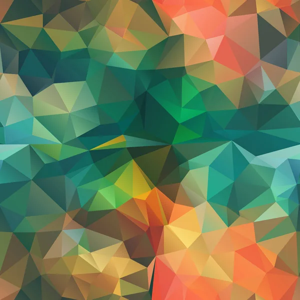 シームレスな三角形モザイク パターン ストック画像 — ストックベクタ